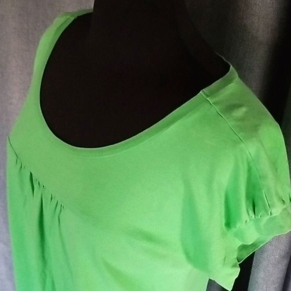 LAST CHANCE! Banana Republic Tee in Green - EUC - Picture 3 of 4